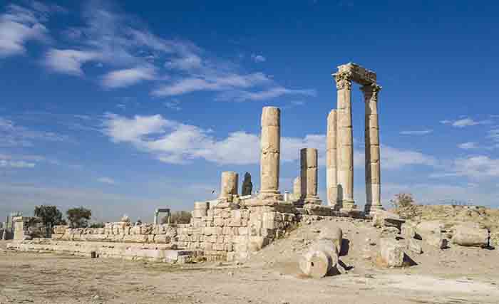 175 - Jordania - Amman - Ciudadela - templo de Hercules